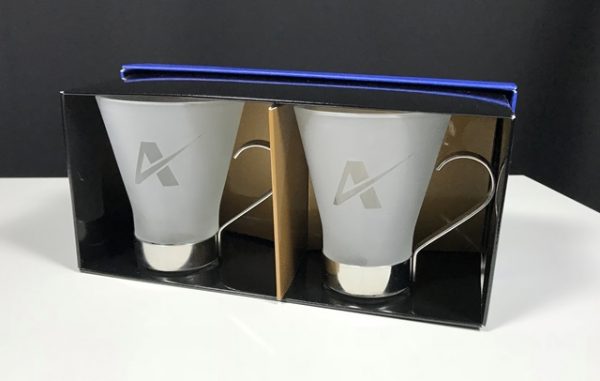 Double Cappucino Stemless Gift Box