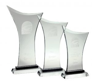 Victory Glass Award L 295X150MM