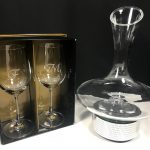Wine Decanter Set With 2 Wine Glasses.